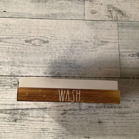 Rae Dunn Rectangular Wood Soap Tray - Picture 2 of 5